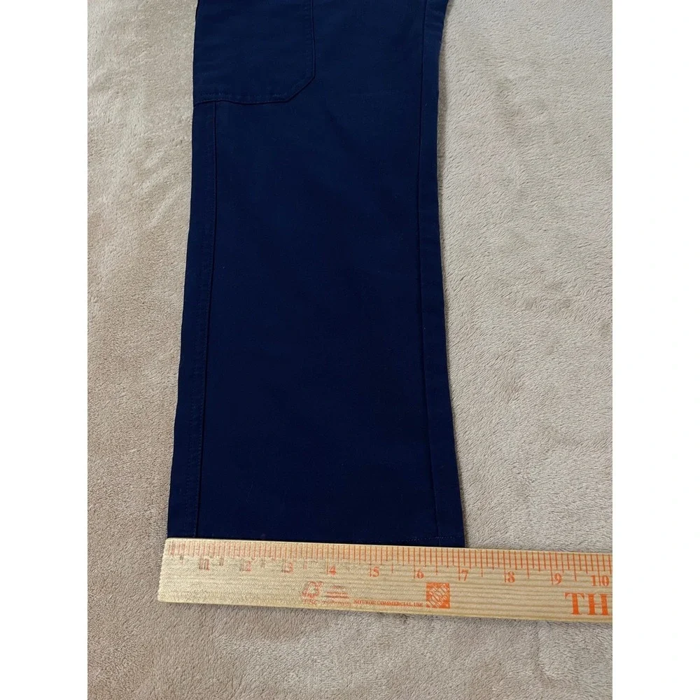 FIGS Technical Collection Scrub Pants Men's XS Navy Blue Cargo Pockets TM3001S